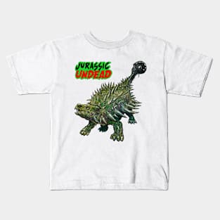 Ankylosaurus Zombie Kids T-Shirt